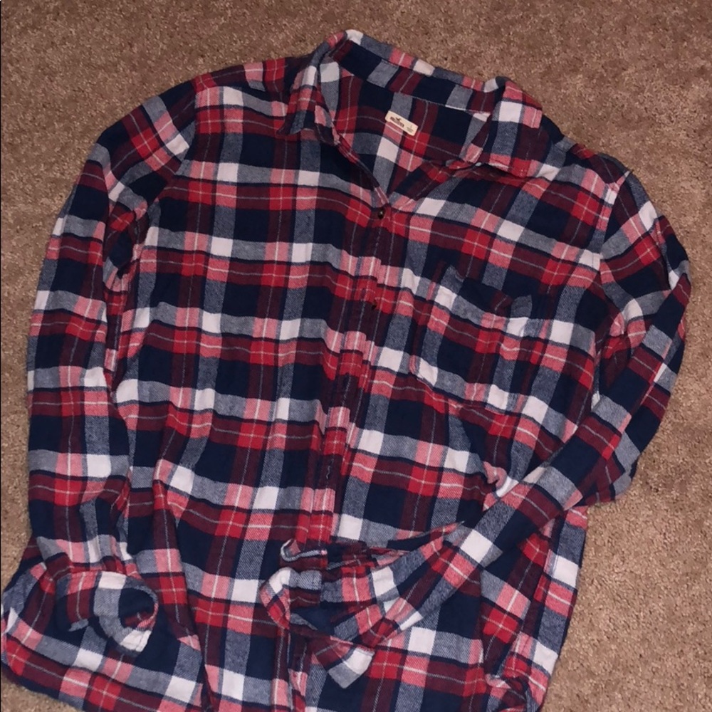 Hollister women’s  pocket flannel